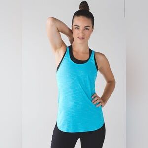 Lululemon What The Sport Singlet Blue Size 6